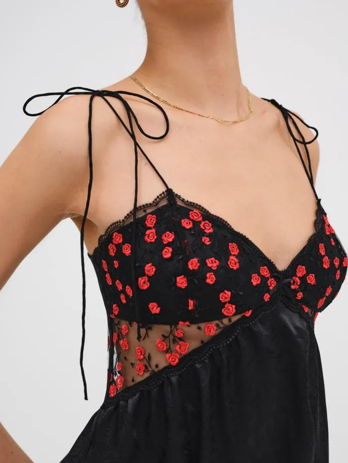 For Love and Lemons Dresses Baby039s Breath Slip Dress Black 8211 Women For Love and Lemons Dresses Baby039s Breath Slip Dress Black 8211 Women