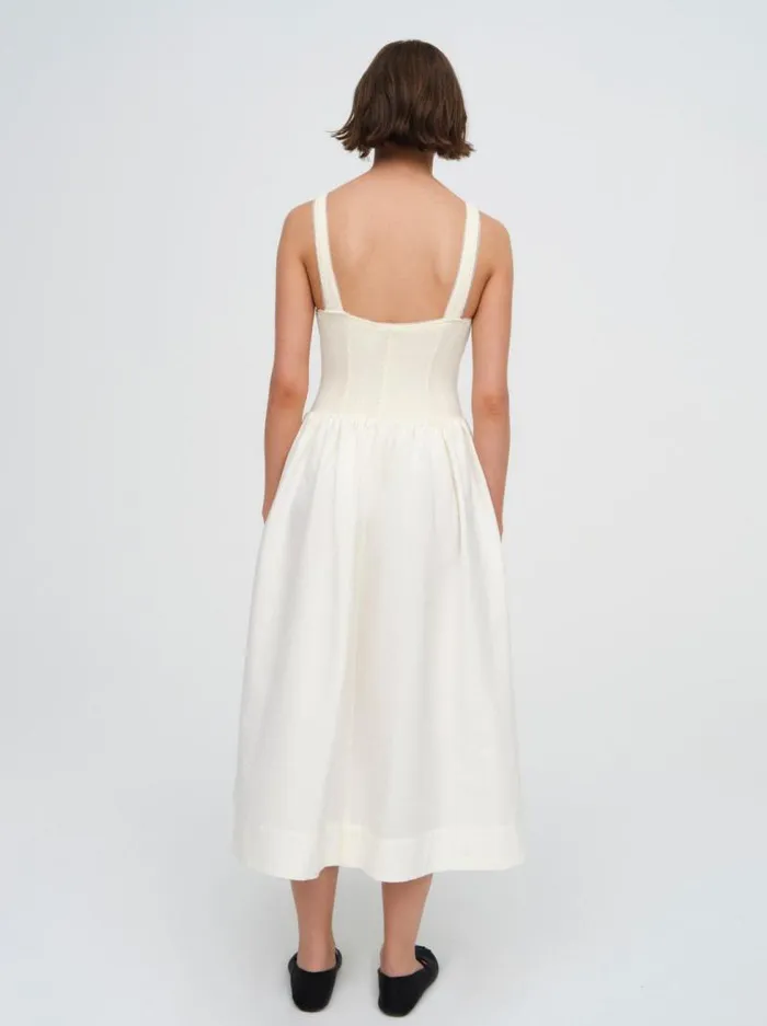For Love and Lemons Dresses Billie Pointelle Midi Dress Ivory 8211 Women For Love and Lemons Dresses Billie Pointelle Midi Dress Ivory 8211 Women
