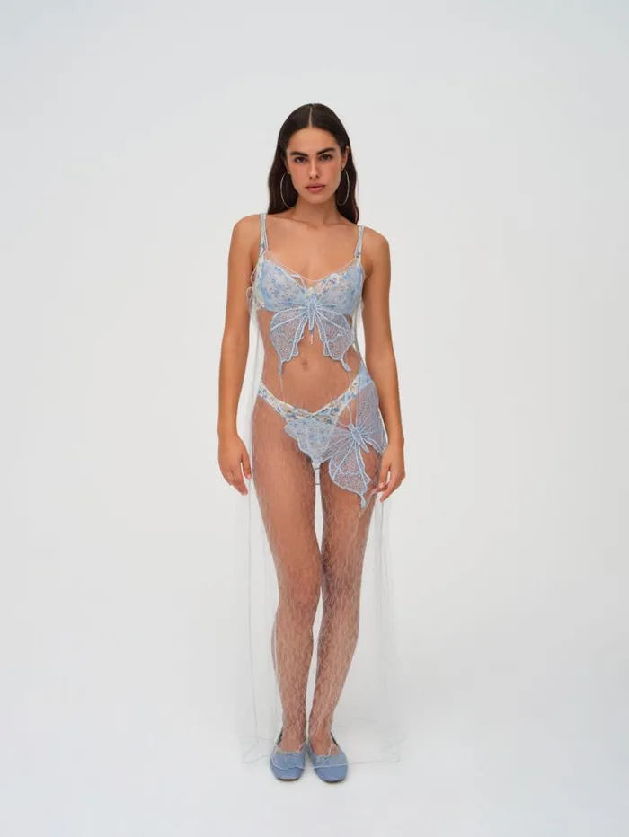 For Love and Lemons Dresses Evianna Maxi Dress Blue 8211 Women For Love and Lemons Dresses Evianna Maxi Dress Blue 8211 Women
