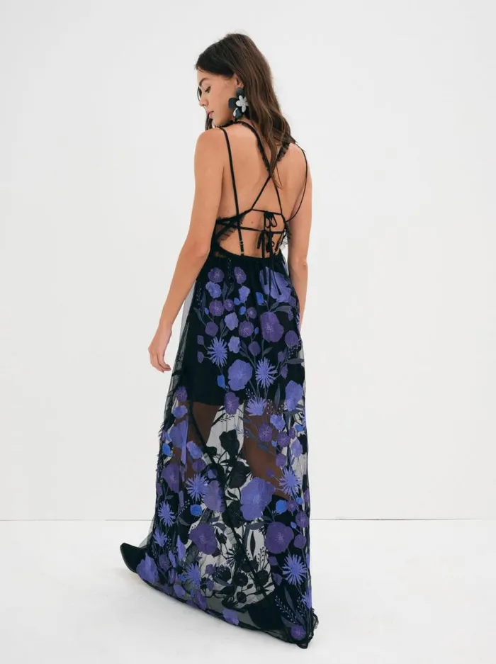 For Love and Lemons Dresses Kaylee Maxi Dress Purple 8211 Women For Love and Lemons Dresses Kaylee Maxi Dress Purple 8211 Women