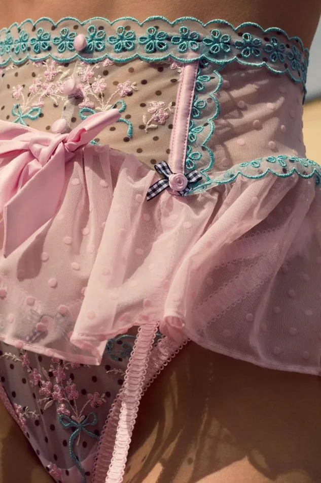 For Love and Lemons Lingerie Anya Garter Belt Pink 8211 Women For Love and Lemons Lingerie Anya Garter Belt Pink 8211 Women