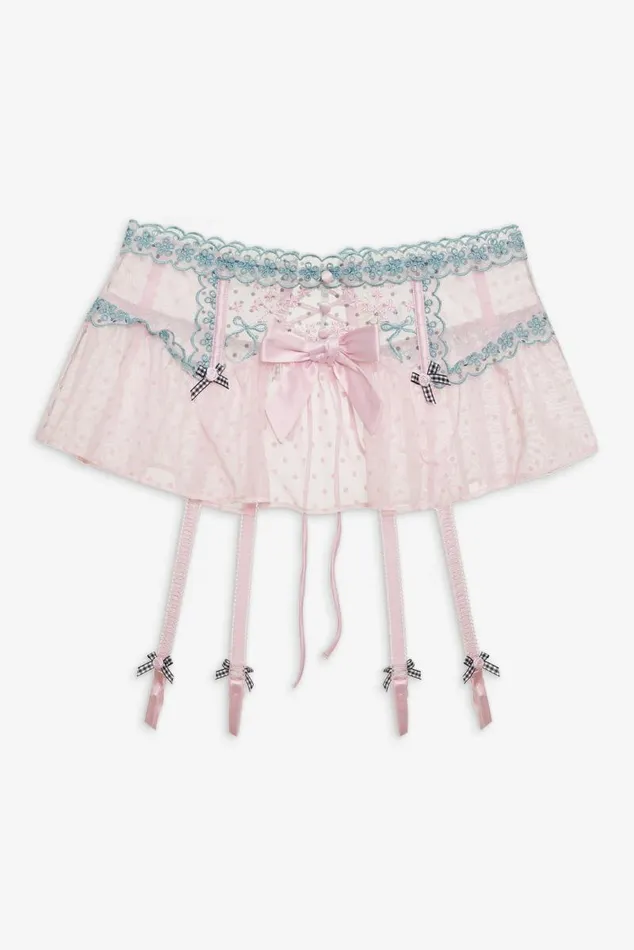 For Love and Lemons Lingerie Anya Garter Belt Pink 8211 Women For Love and Lemons Lingerie Anya Garter Belt Pink 8211 Women