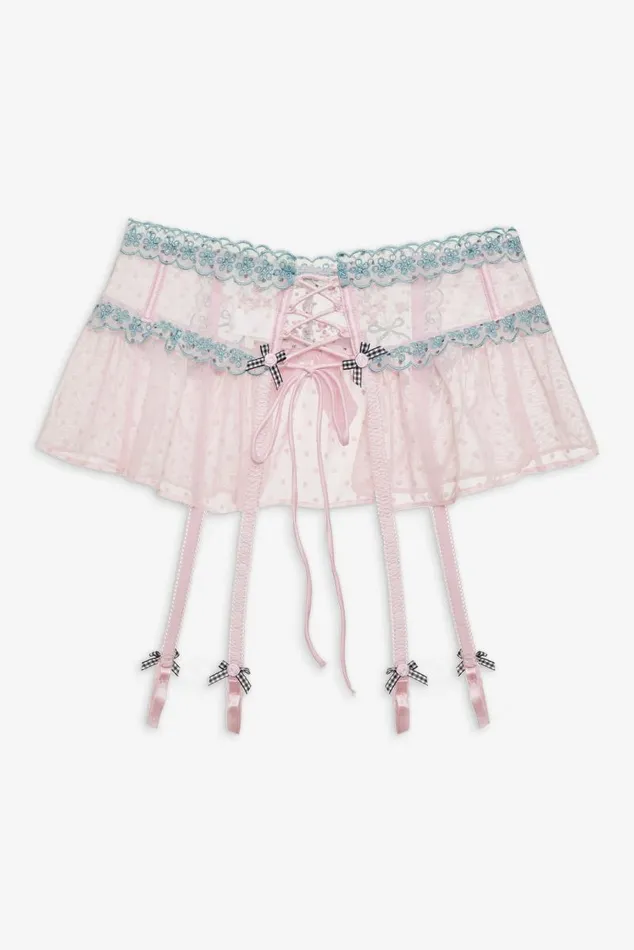 For Love and Lemons Lingerie Anya Garter Belt Pink 8211 Women For Love and Lemons Lingerie Anya Garter Belt Pink 8211 Women