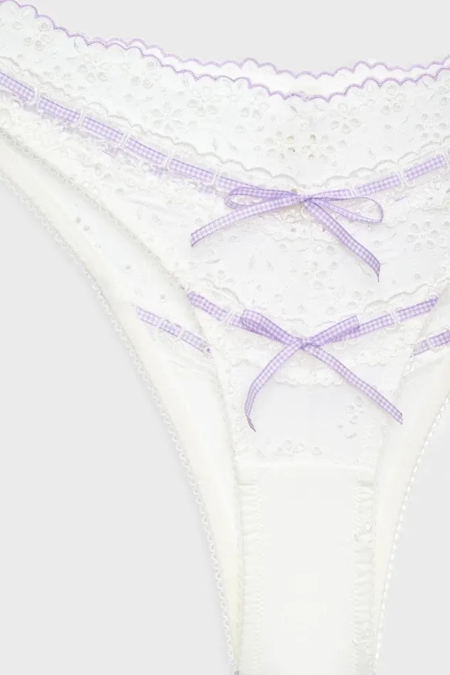 For Love and Lemons Lingerie Daisy Eyelet Panty Lavender 8211 Women For Love and Lemons Lingerie Daisy Eyelet Panty Lavender 8211 Women
