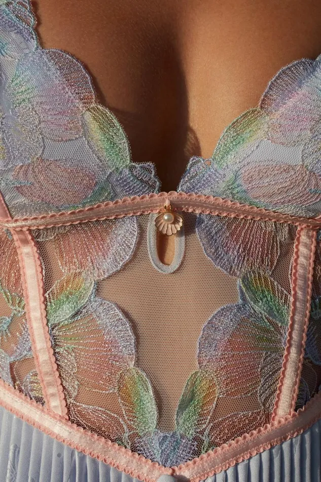 For Love and Lemons Lingerie High Tide Slip Dress Blue 8211 Women For Love and Lemons Lingerie High Tide Slip Dress Blue 8211 Women