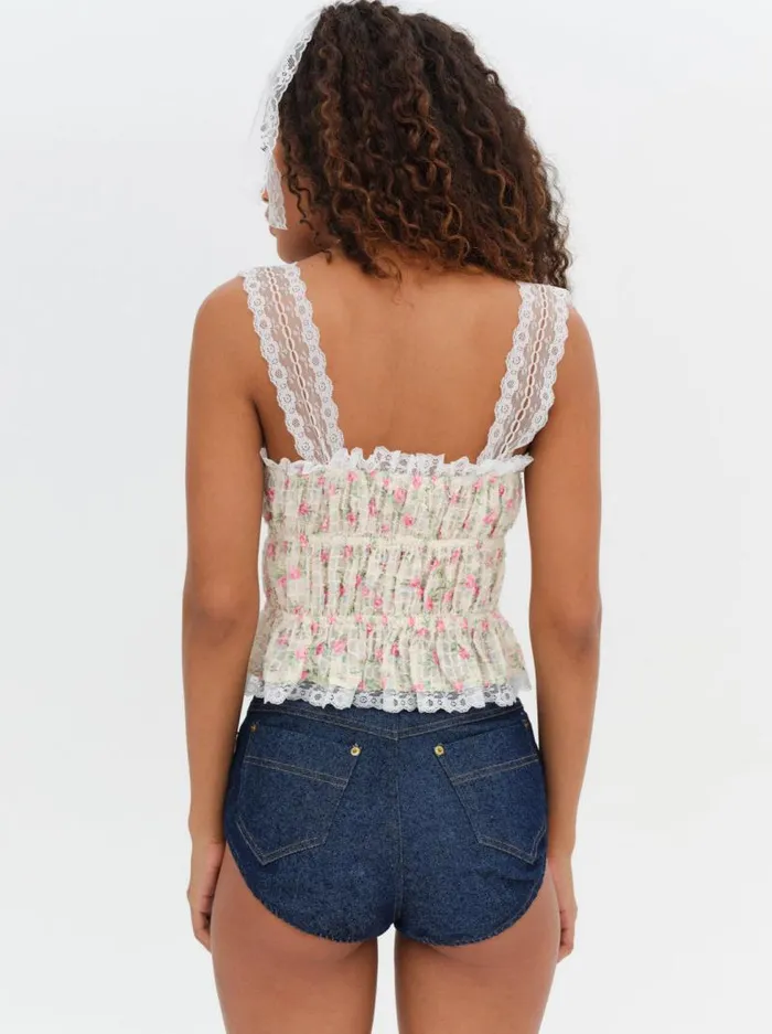 For Love and Lemons Tops Amelia Top White 8211 Women