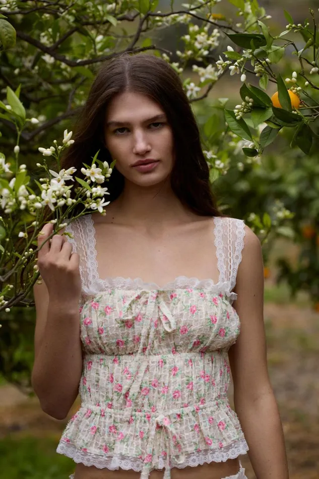 For Love and Lemons Tops Amelia Top White 8211 Women
