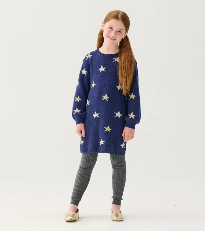 Girls Charcoal Cable Knit Tights Hatley