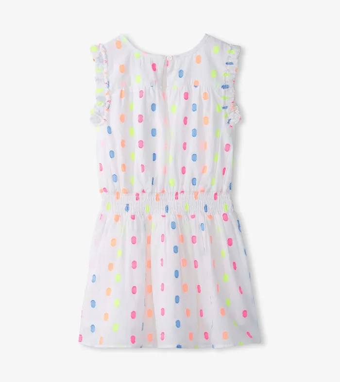 Girls Summer Dots Woven Play Dress Hatley