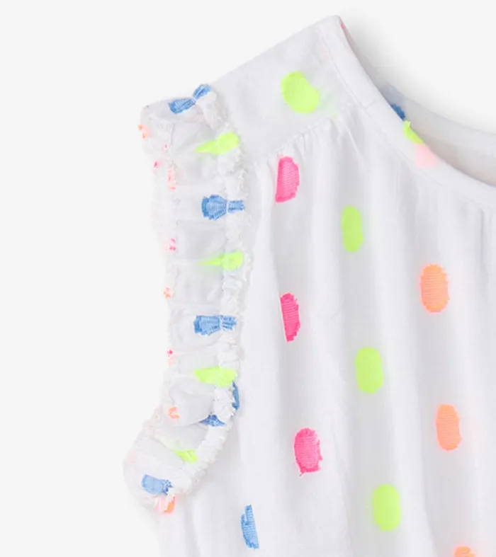 Girls Summer Dots Woven Play Dress Hatley