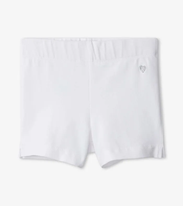 Girls White Summer Shorts Hatley