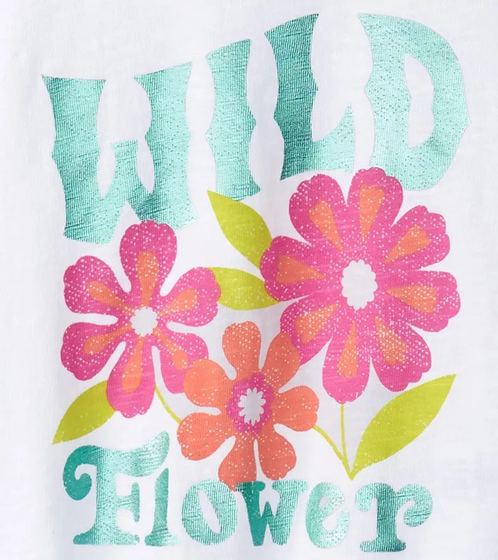 Girls Wild Flower Graphic Tee Hatley