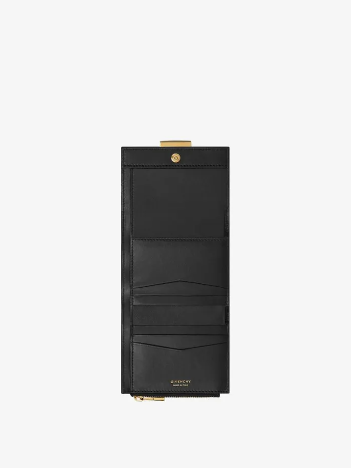 Givenchy 4G Wallet In Leather Black Women Wallets and Card Holders Givenchy 4G Wallet In Leather Black Women Wallets and Card Holders