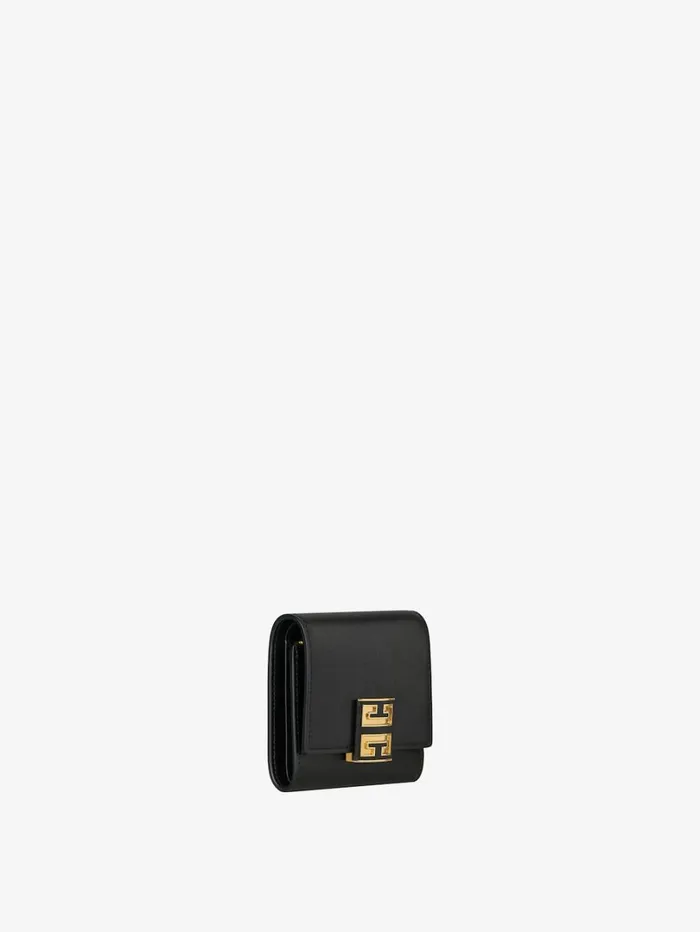 Givenchy 4G Wallet In Leather Black Women Wallets and Card Holders Givenchy 4G Wallet In Leather Black Women Wallets and Card Holders