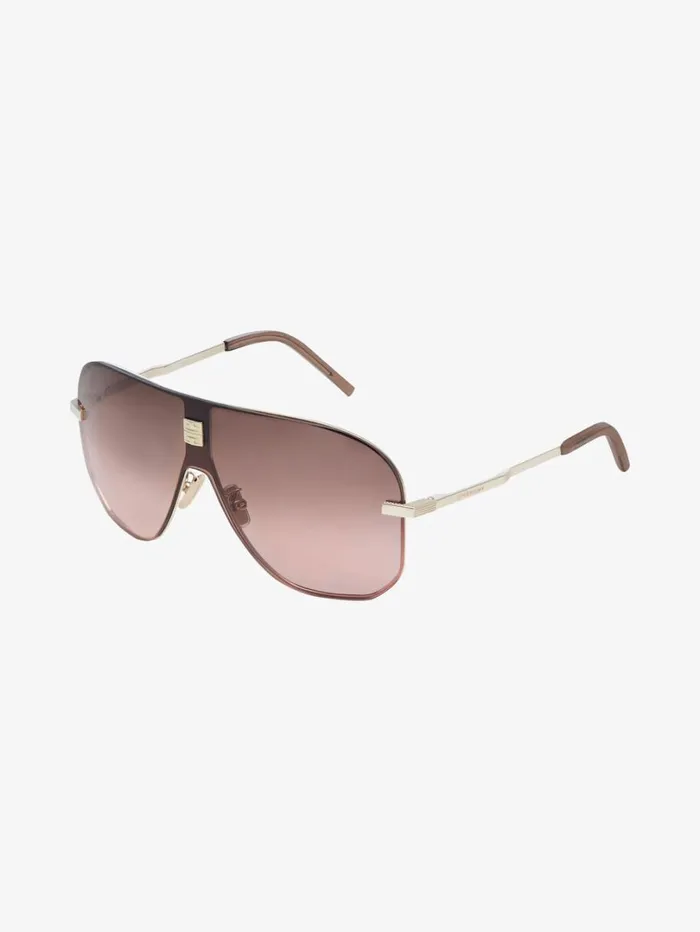 Givenchy 4GEM Unisex Sunglasses In Metal Browngolden WomenMen Sunglasses