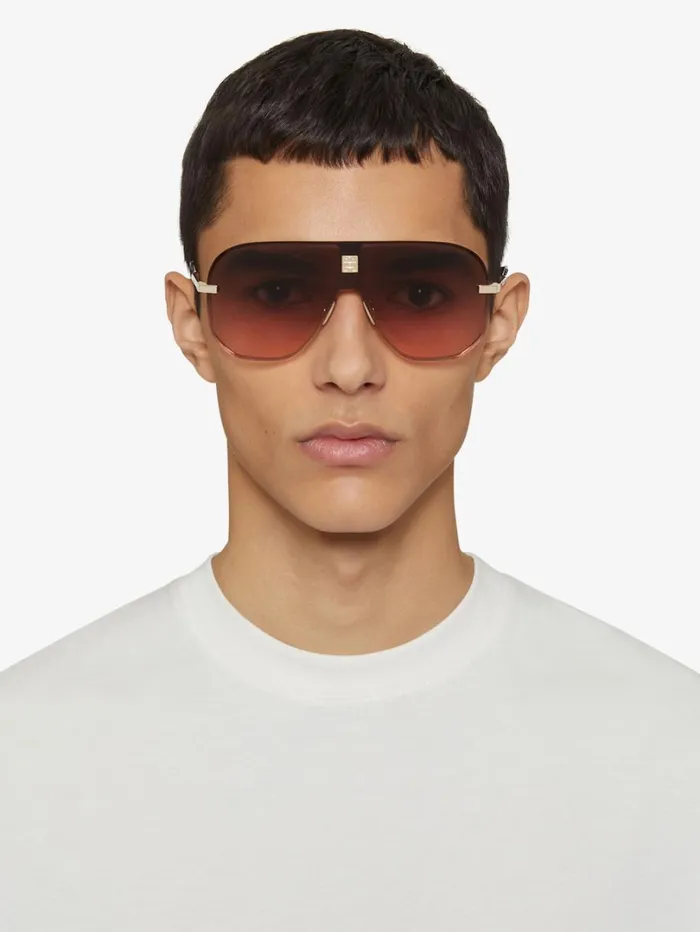 Givenchy 4GEM Unisex Sunglasses In Metal Browngolden WomenMen Sunglasses Givenchy 4GEM Unisex Sunglasses In Metal Browngolden WomenMen Sunglasses