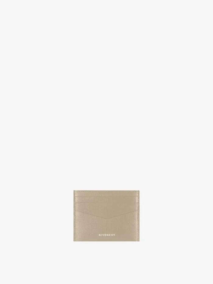 Givenchy Card Holder In Classic 4G Leather Beigegrey Men Wallets and Card Holders Givenchy Card Holder In Classic 4G Leather Beigegrey Men Wallets and Card Holders