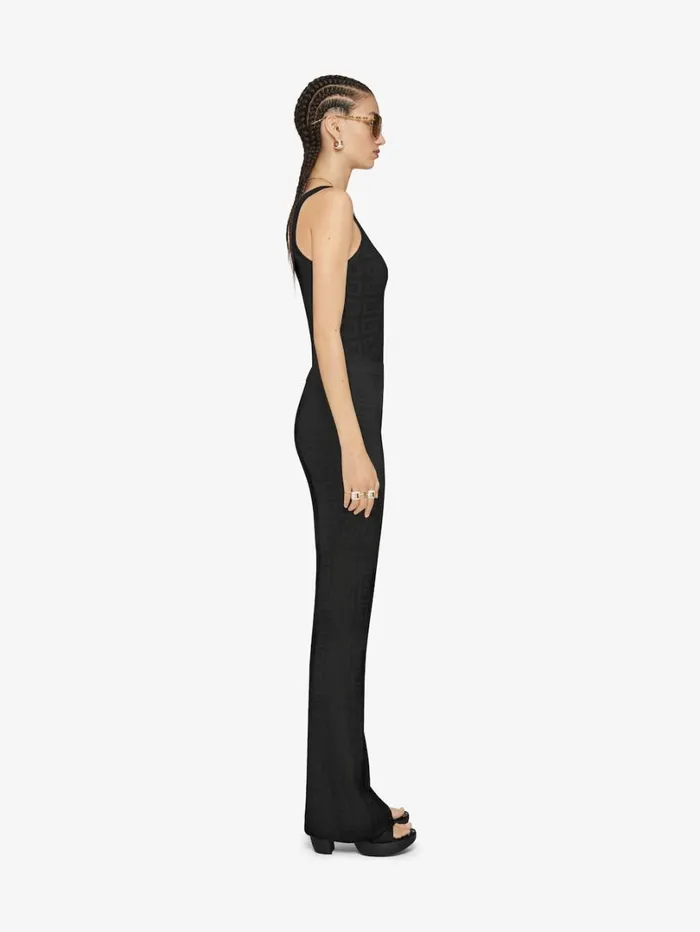 Givenchy Flare Pants In 4G Jacquard Black Women Pants and Shorts