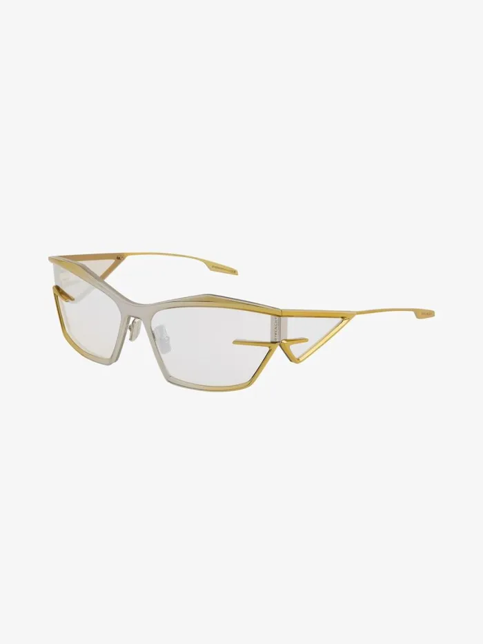 Givenchy Giv Cut Unisex Sunglasses In Metal Dark Yellow WomenMen Sunglasses