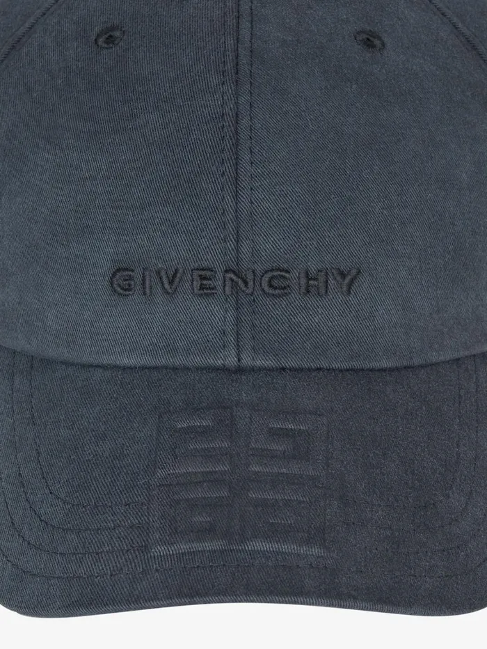Givenchy GIVENCHY 4G Embroidered Cap In Canvas Black Men Beanies and Caps Givenchy GIVENCHY 4G Embroidered Cap In Canvas Black Men Beanies and Caps