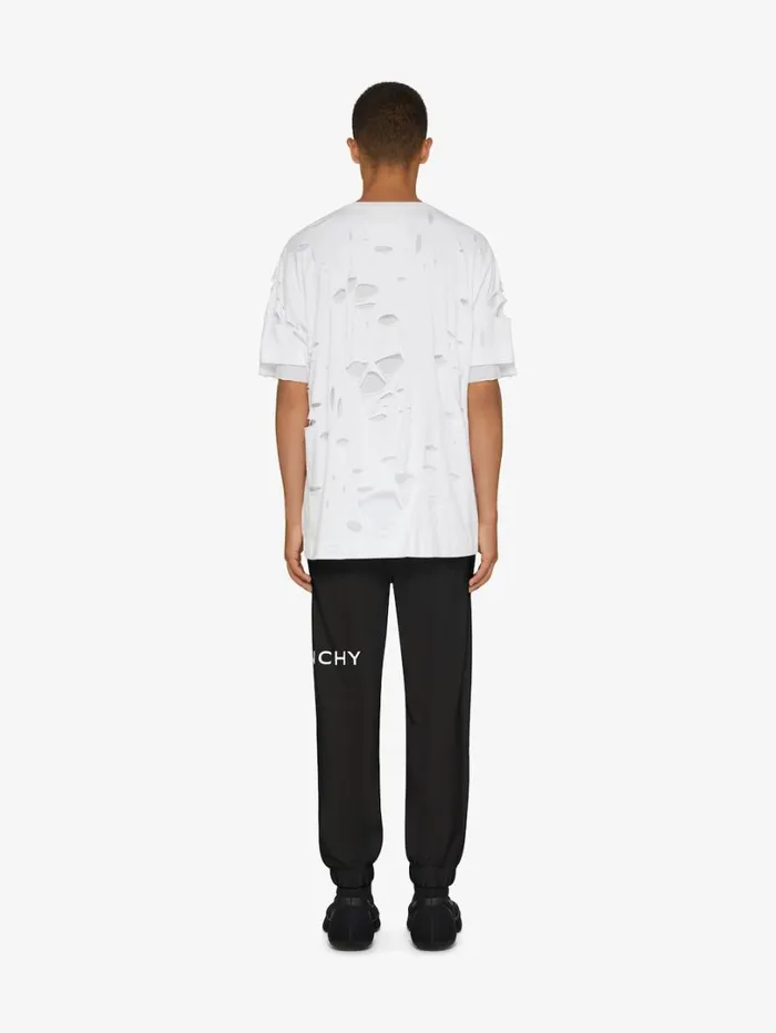 Givenchy GIVENCHY Archetype Slim Fit Jogger Pants In Fleece Black Men Pants and Shorts
