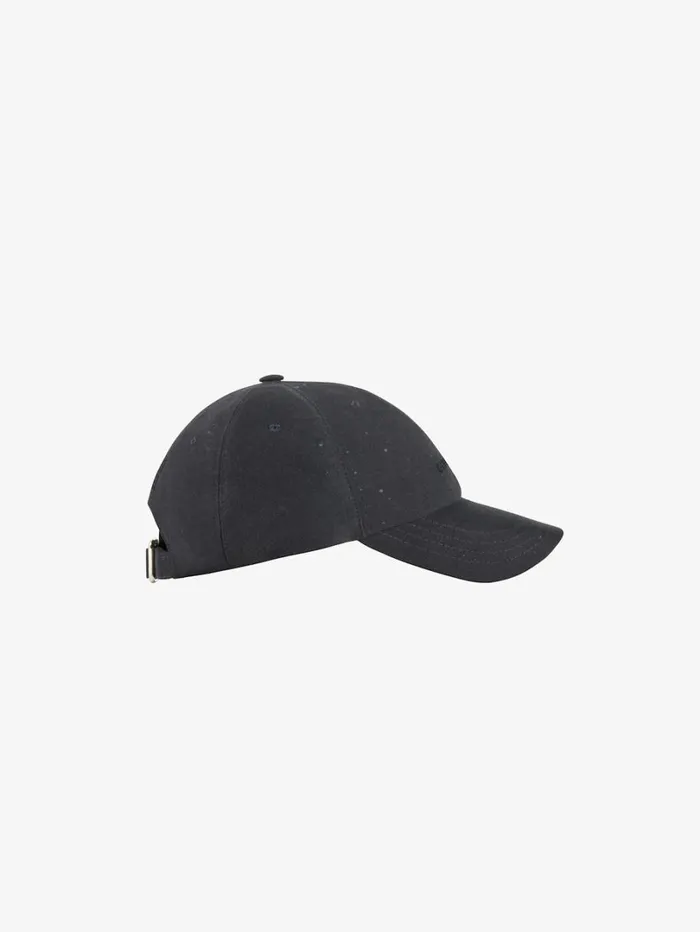 Givenchy GIVENCHY Embroidered Cap In Cotton Grey Mix Men Beanies and Caps Givenchy GIVENCHY Embroidered Cap In Cotton Grey Mix Men Beanies and Caps