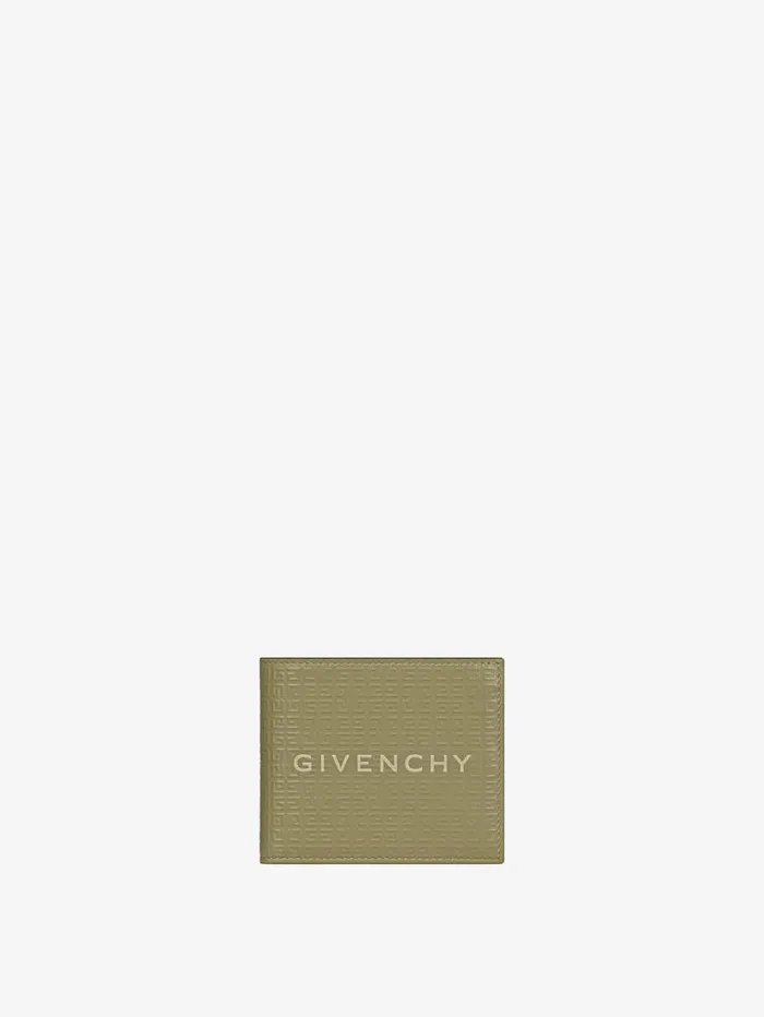 Givenchy GIVENCHY Wallet In 4G Micro Leather Khaki Men Wallets and Card Holders Givenchy GIVENCHY Wallet In 4G Micro Leather Khaki Men Wallets and Card Holders