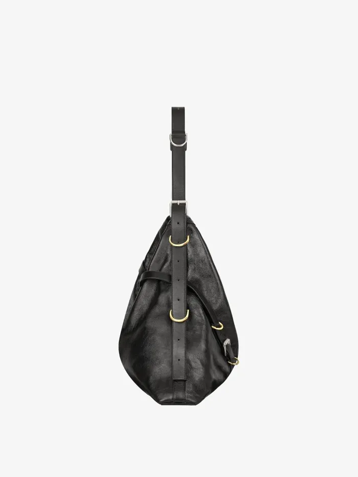 Givenchy Large Voyou Bag In Leather Black Women Crossbody Bags Givenchy Large Voyou Bag In Leather Black Women Crossbody Bags