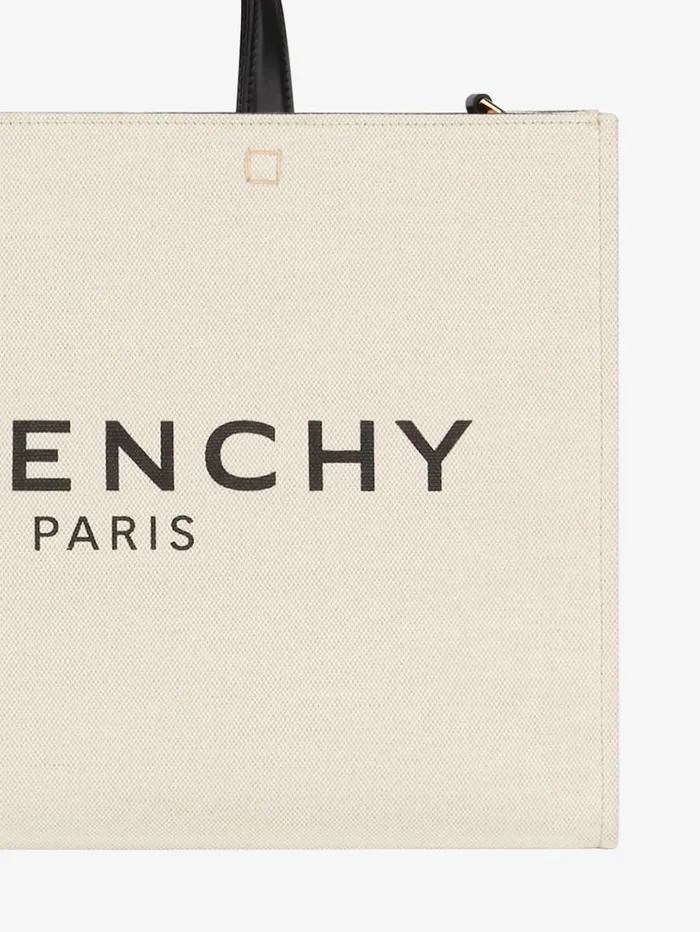 Givenchy Medium GTote Shopping Bag In Canvas Beigeblack Women Shoulder Bags Givenchy Medium GTote Shopping Bag In Canvas Beigeblack Women Shoulder Bags