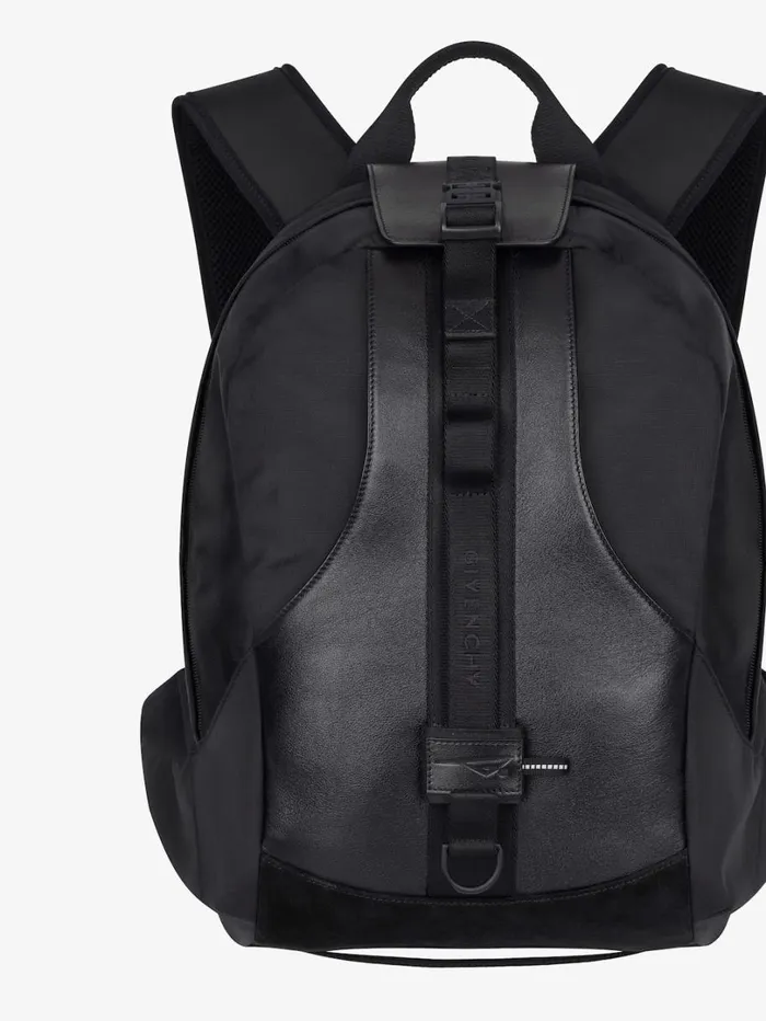 Givenchy Medium GTrail Backpack In Nylon And Leather Black Men Backpacks Givenchy Medium GTrail Backpack In Nylon And Leather Black Men Backpacks