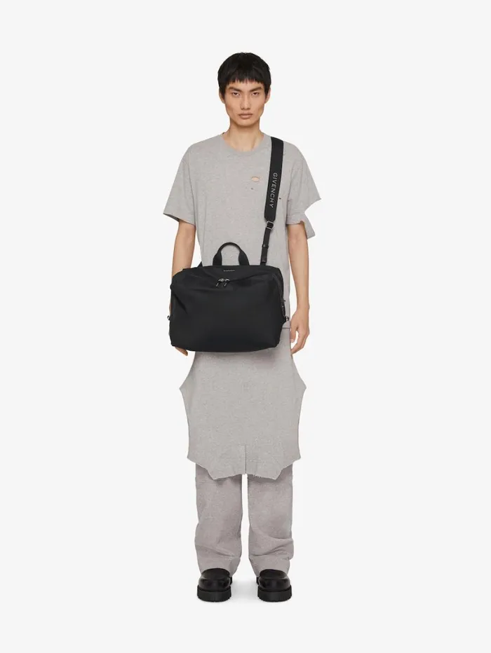Givenchy Medium Pandora Bag In Nylon Black Men Crossbody Bags Givenchy Medium Pandora Bag In Nylon Black Men Crossbody Bags