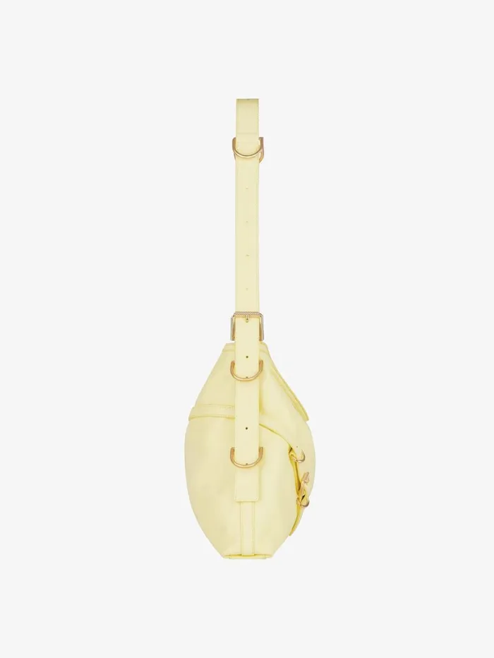 Givenchy Medium Voyou Bag In Leather Soft Yellow Women Crossbody Bags Givenchy Medium Voyou Bag In Leather Soft Yellow Women Crossbody Bags