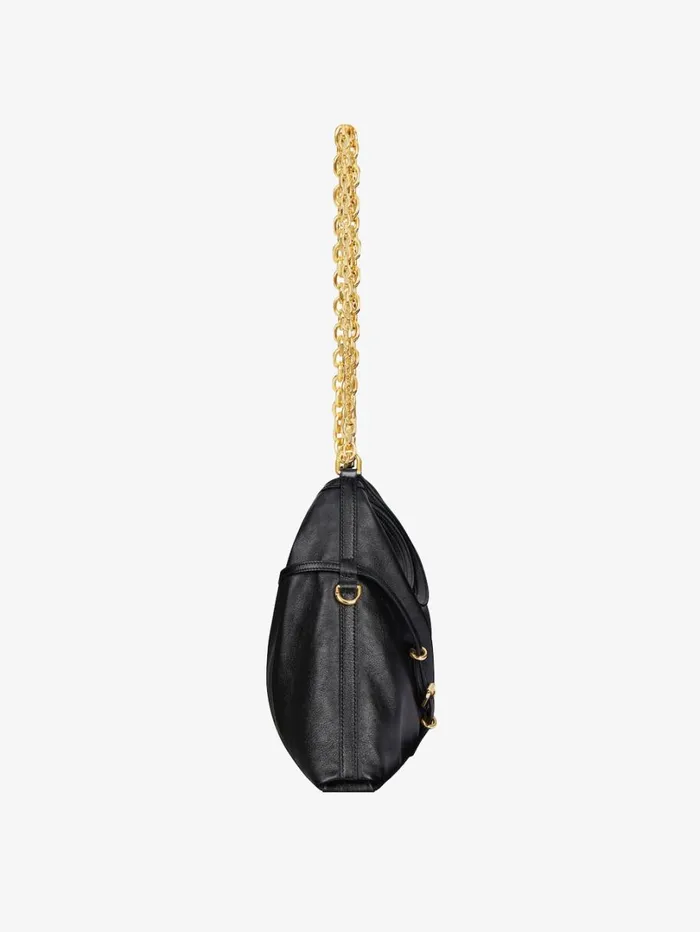 Givenchy Medium Voyou Chain Bag In Leather Black Women Shoulder Bags Givenchy Medium Voyou Chain Bag In Leather Black Women Shoulder Bags