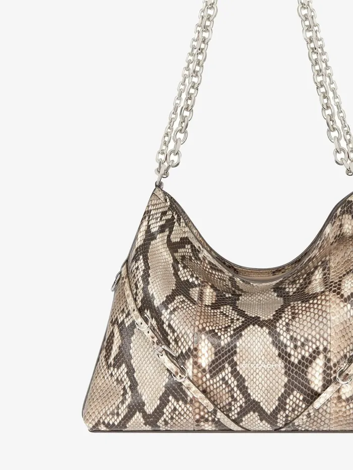 Givenchy Medium Voyou Chain Bag In Python Greynatural Women Shoulder Bags Givenchy Medium Voyou Chain Bag In Python Greynatural Women Shoulder Bags