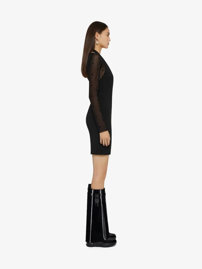 Givenchy Shark Lock Biker Boots In Patent Leather Black Women Shark Lock Givenchy Shark Lock Biker Boots In Patent Leather Black Women Shark Lock