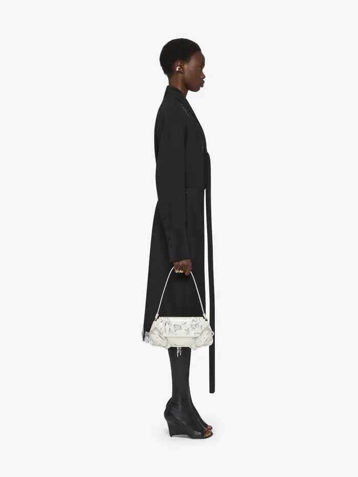 Givenchy Skirt In Wool And Mohair With Lace Black Women Skirts