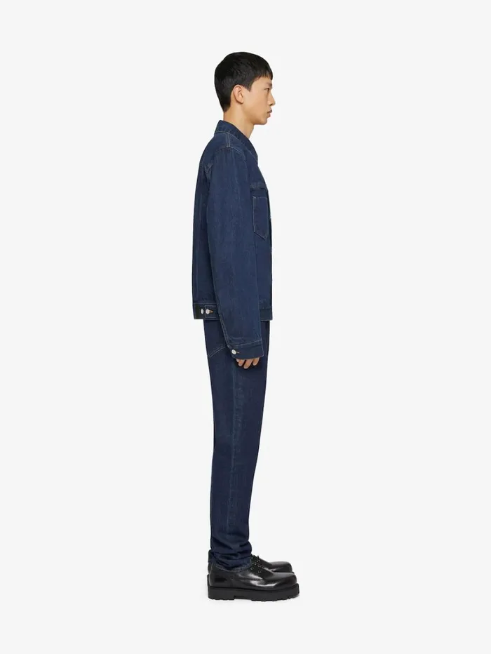 Givenchy Slim Fit Jeans In Denim Indigo Blue Men Pants and Shorts