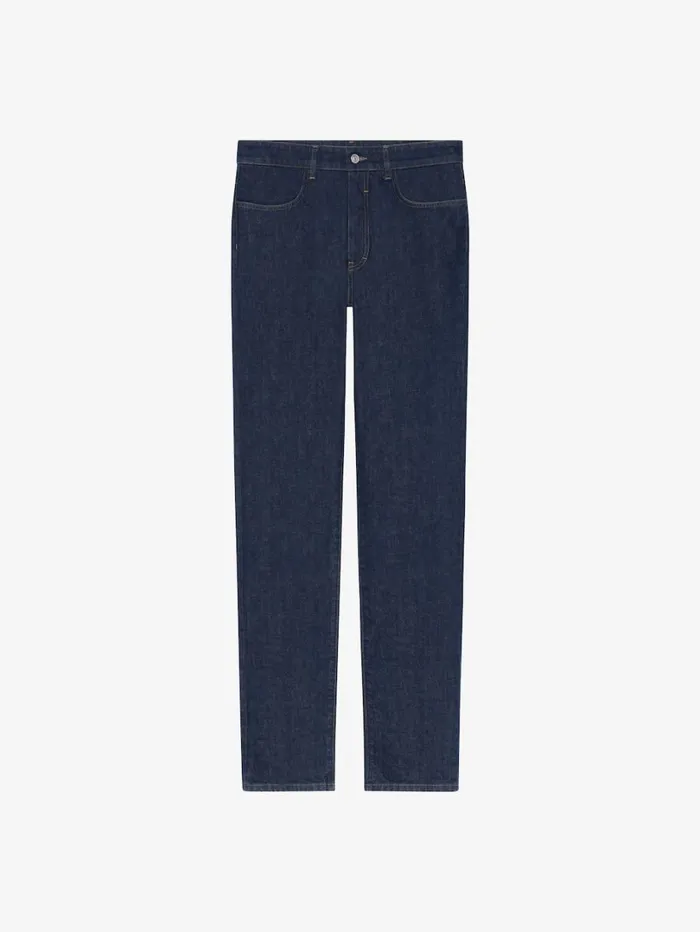 Givenchy Slim Fit Jeans In Denim Indigo Blue Men Pants and Shorts