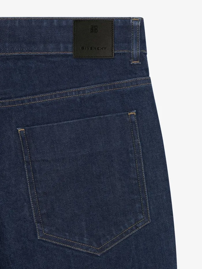 Givenchy Slim Fit Jeans In Denim Indigo Blue Men Pants and Shorts