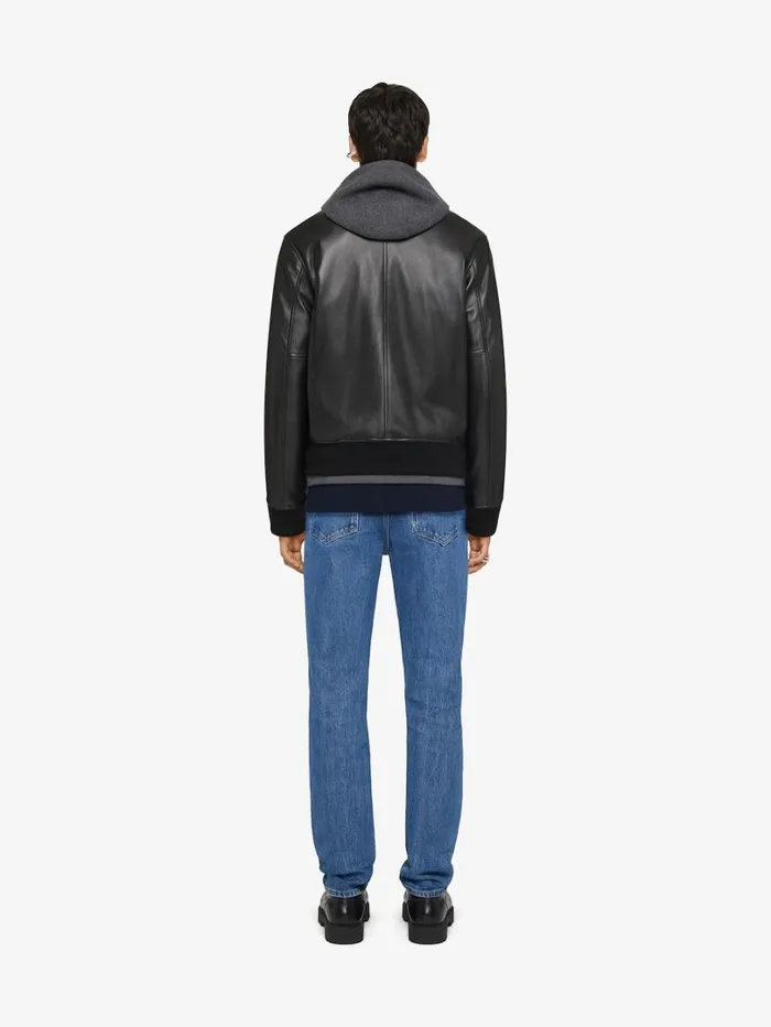 Givenchy Slim Fit Jeans In Marble Denim Indigo Blue Men Pants and Shorts