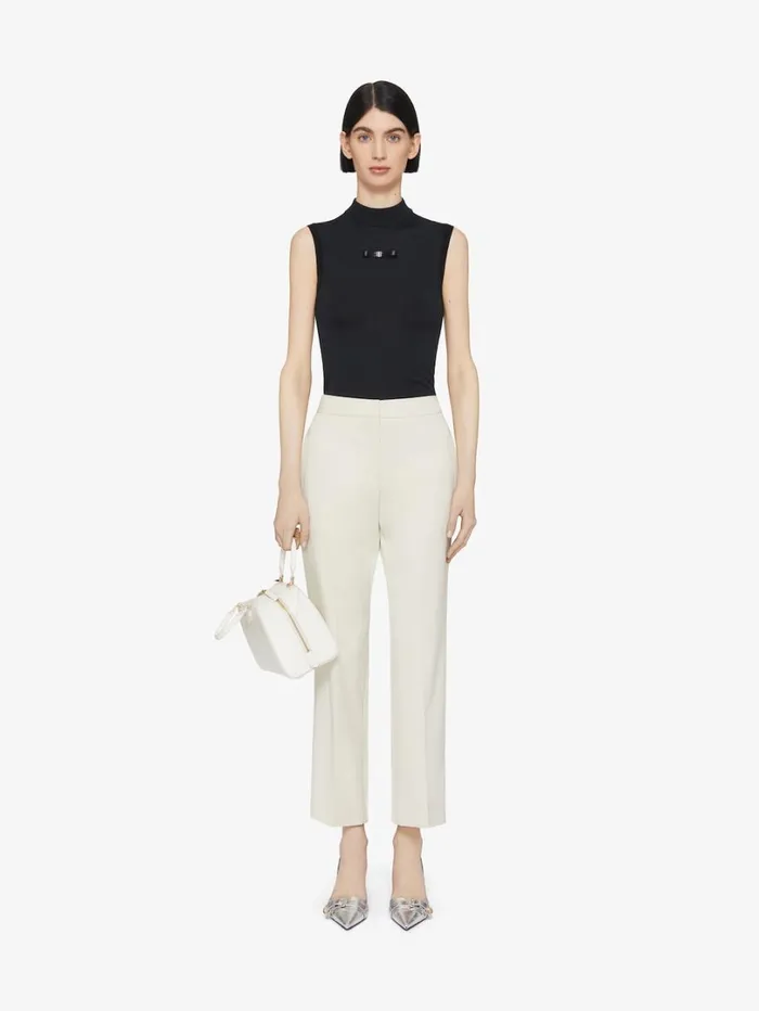 Givenchy Sweater In Wool With 4G Bow Detail Black Women Tops and Shirts