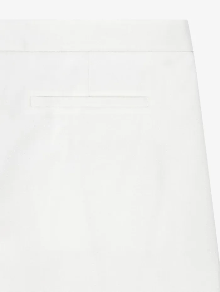 Givenchy Tailored Pants In Wool And Mohair White Men Pants and Shorts Givenchy Tailored Pants In Wool And Mohair White Men Pants and Shorts