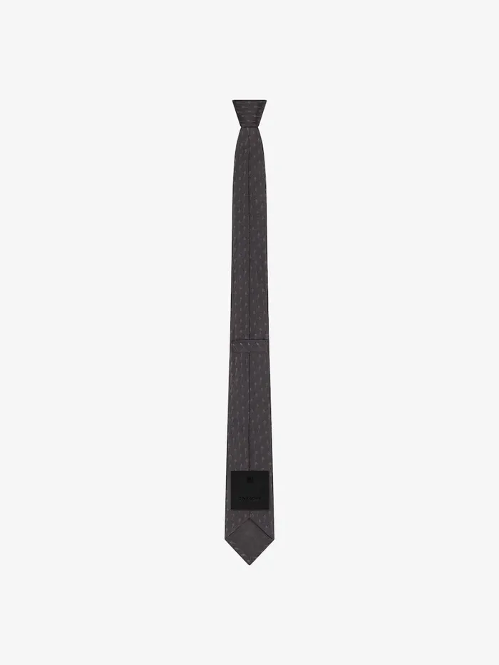Givenchy Tie In Printed Silk Black Men Scarves and Ties Givenchy Tie In Printed Silk Black Men Scarves and Ties