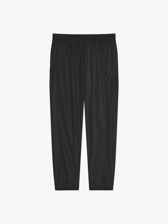 Givenchy Tracksuit Pants With 4G Detail Black Men Pants and Shorts