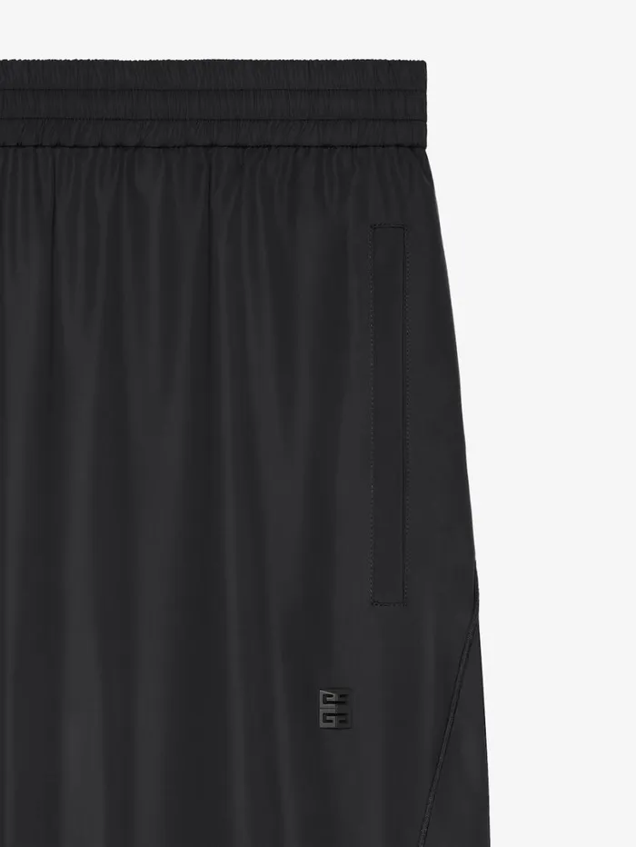 Givenchy Tracksuit Pants With 4G Detail Black Men Pants and Shorts