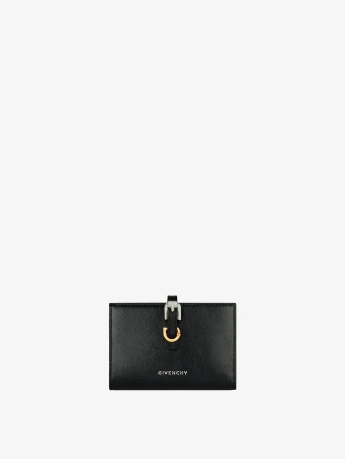 Givenchy Voyou Wallet In Leather Black Women Wallets and Card Holders