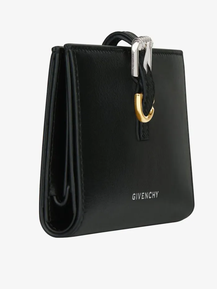 Givenchy Voyou Wallet In Leather Black Women Wallets and Card Holders Givenchy Voyou Wallet In Leather Black Women Wallets and Card Holders