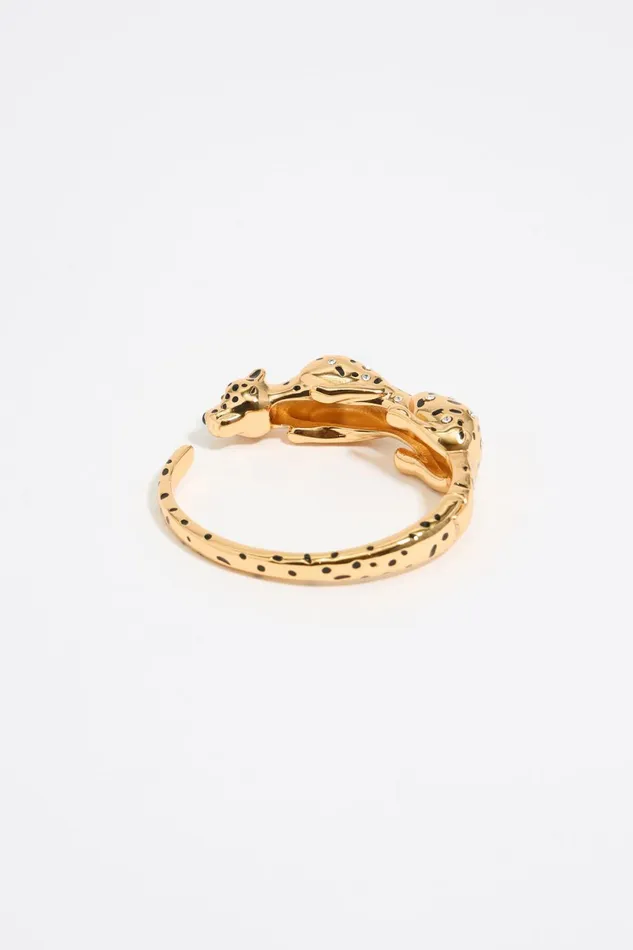 Gold And Black Panther Bracelet Green Women Bimba Y Lola Bracelets Gold And Black Panther Bracelet Green Women Bimba Y Lola Bracelets