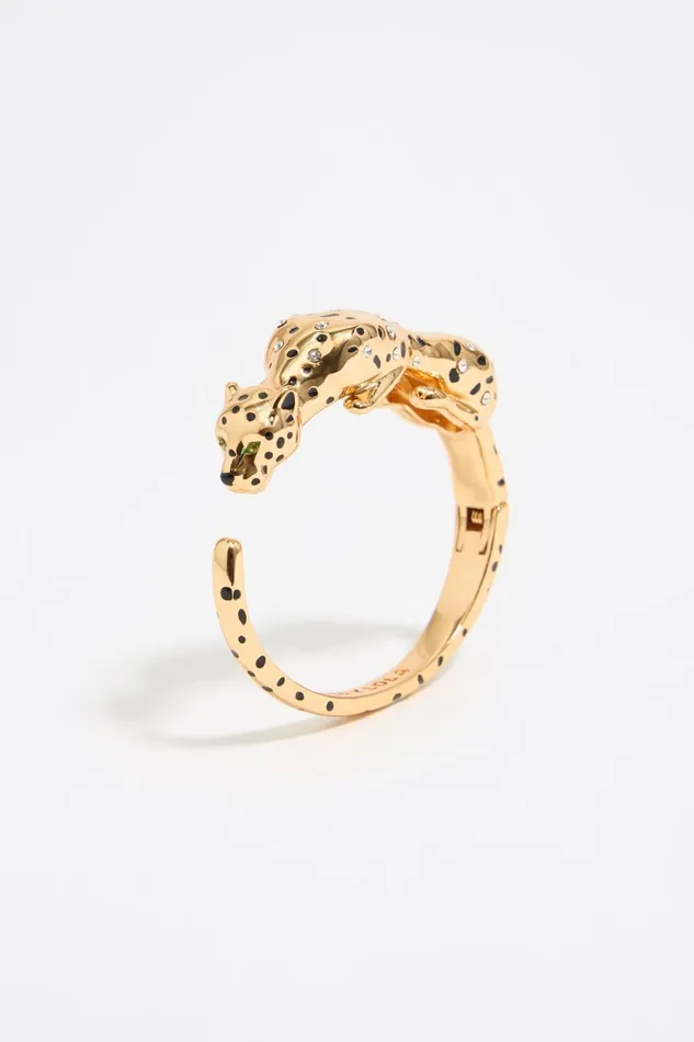 Gold And Black Panther Bracelet Green Women Bimba Y Lola Bracelets Gold And Black Panther Bracelet Green Women Bimba Y Lola Bracelets