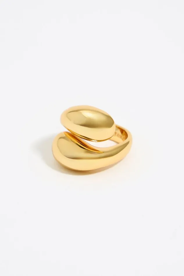 Gold Spiral Ring Gold Women Bimba Y Lola Rings